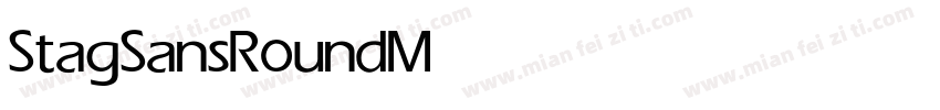 StagSansRound Medium字体转换